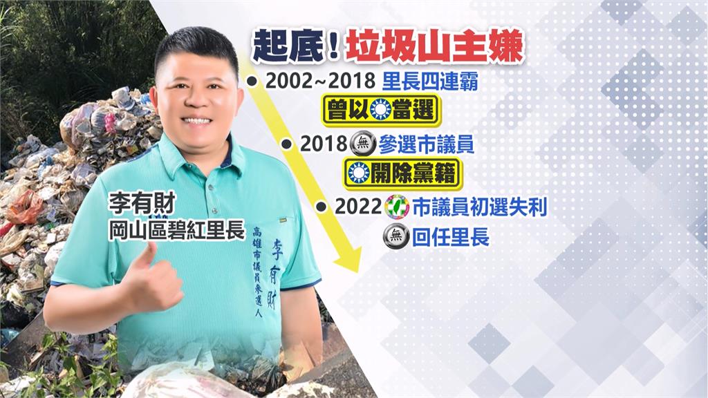 垃圾山主嫌里長合照陳其邁　高雄市府火速澄清未經同意