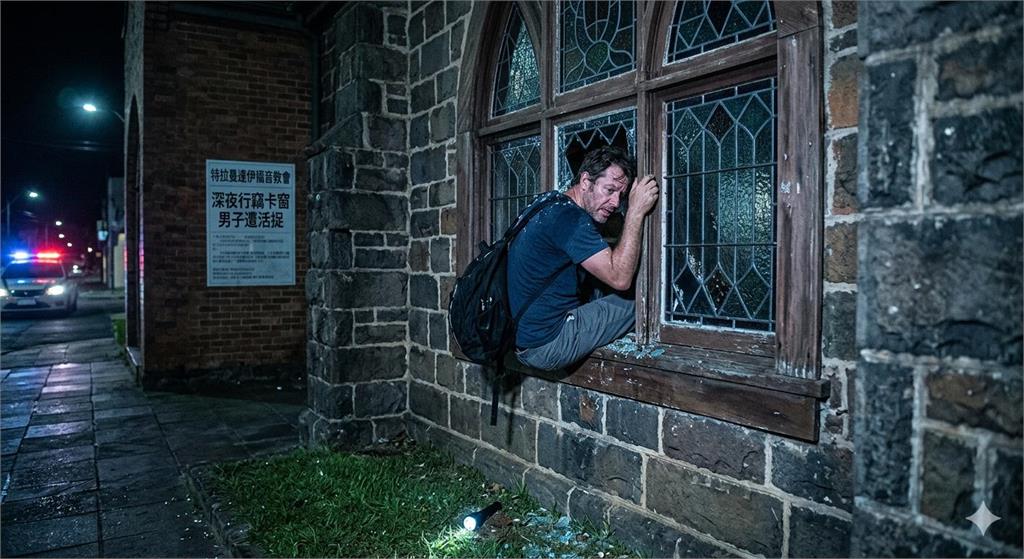 巴西男夜闖教堂！竟整尊「變十字架形狀」頭卡窗戶亡…詭異畫面全網瘋傳