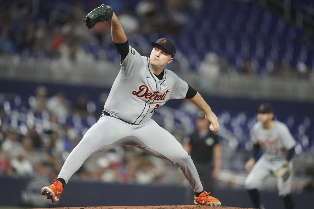 MLB(影)／賽揚強投大對決！　「虎王」挨2轟僅投3.1局就提前傷退令人擔心