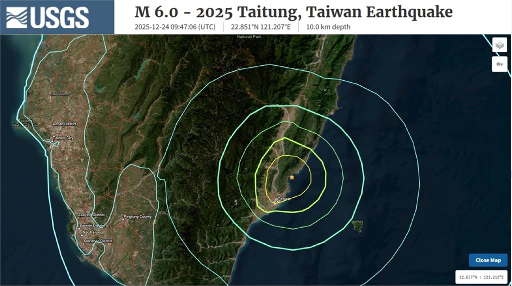 台東6.1地震只是警訊！郭鎧紋示警「1斷層」累積能量中：恐發生規模7以上強震