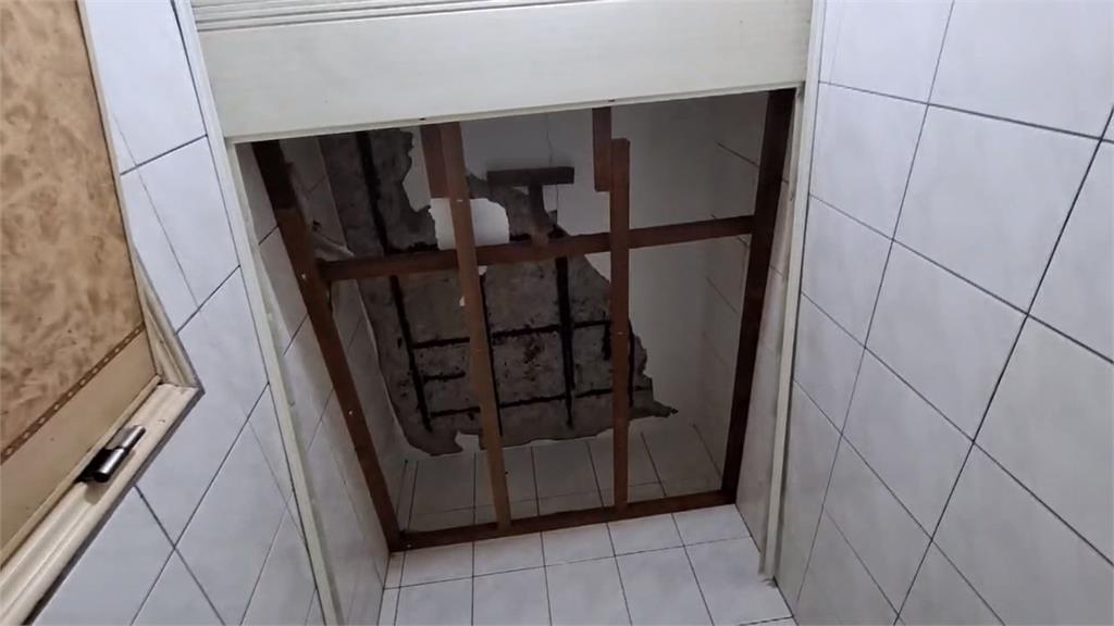 獨家!浴室天花板突崩落! 新北海砂屋一條街