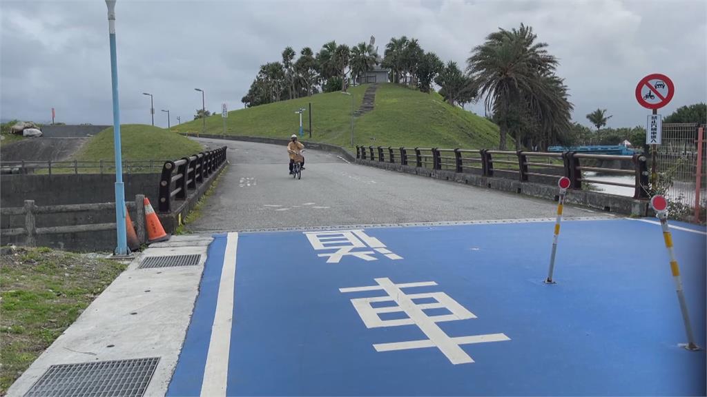 汽機車小心！花蓮太平洋公園自行車道　設置科技執法