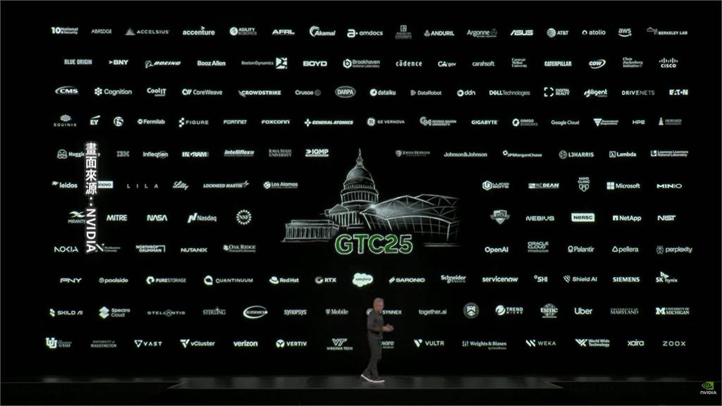 輝達GTC首移師華府 黃仁勳讚與台積電.鴻海合作成果