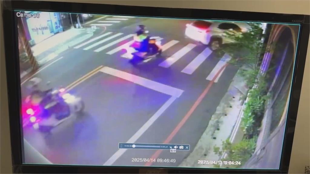 台南酒駕男拒檢加速逃逸! 闖燈撞車公共危險罪送辦