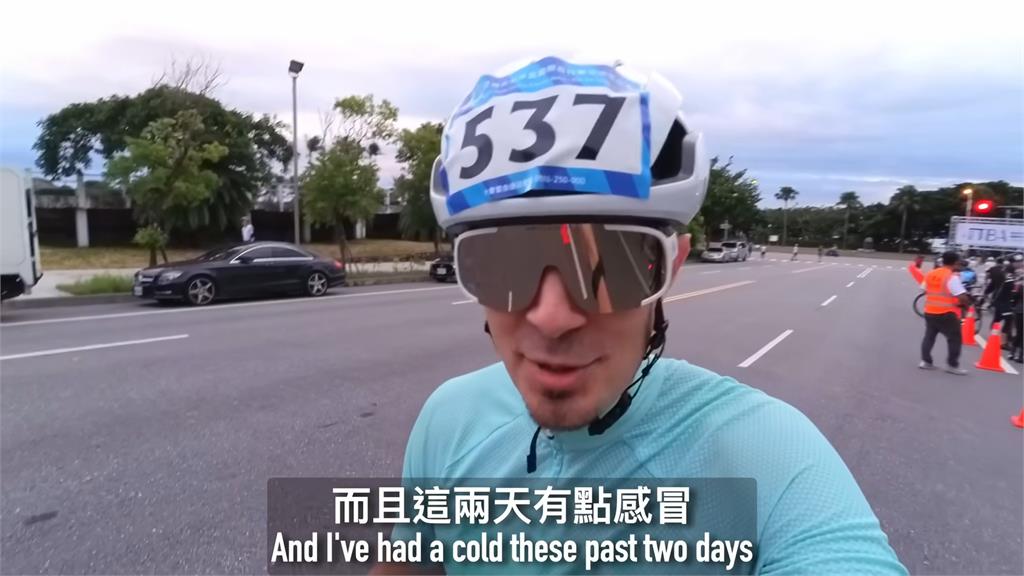法國男感冒挑戰「騎單車環花東」　全身酸痛仍嗨喊：有一天會環島