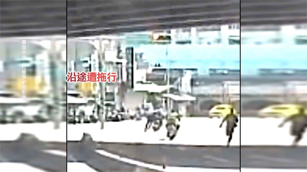 別跑!騎士躲檢加速逃 勇警跳上車死命環抱摔車