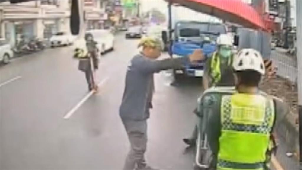 台中駕駛恍神撞3車 苗栗少女違規過馬路被撞骨折