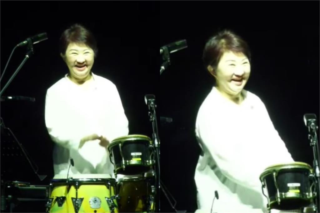 台中音樂節驚傳靈異現象!舞台突現「白衣女子」詭異微笑 一看竟是盧秀燕
