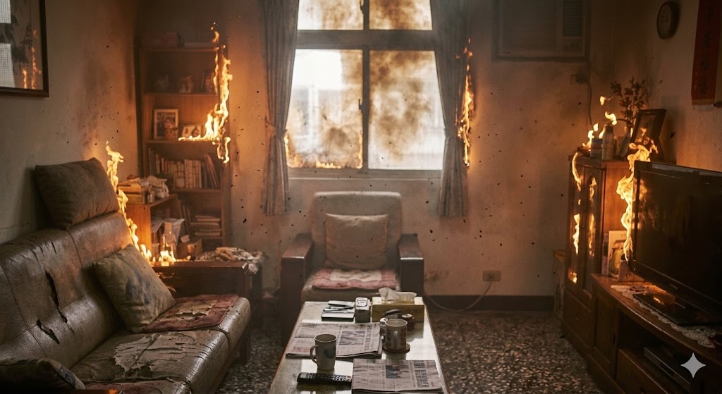 38歲男「因1事」痛毆71歲母！竟還「灌水、手機丟瓦斯爐燒」警急破門逮人…