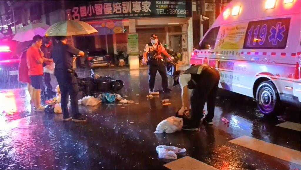 中秋節不平靜!高雄發生多起車禍 騎士恍神撞休旅車