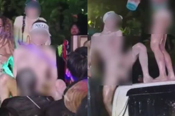 金髮妹潑水節熱舞！竟猛脫比基尼「水球大外露」畫面瘋傳…泰警急逮人下場曝光