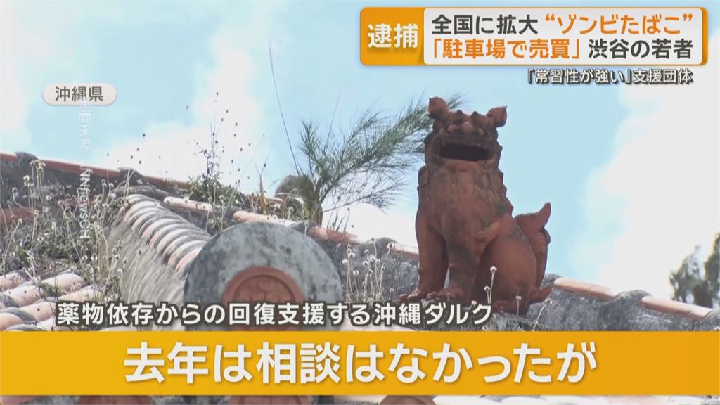 「喪屍煙彈」日本流竄 東京取締2.1公斤非法走私