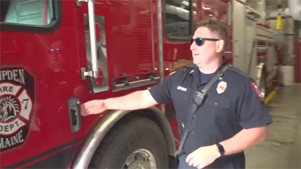 超拉風！美8歲癌童重新上學　「消防車當專屬校車」師生英雄式歡迎