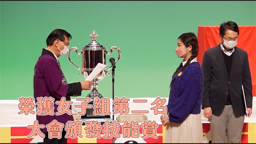 岩手縣「速吃蕎麥麵大胃王」比賽 台灣女大生初登板勇奪亞軍