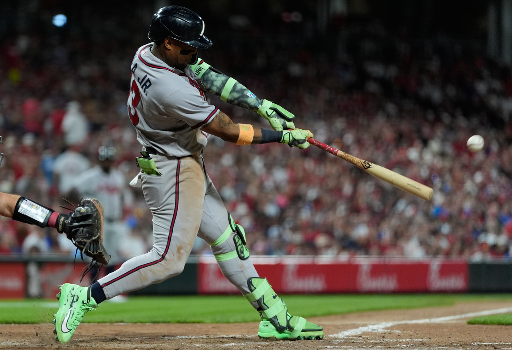 MLB(影)/小阿庫尼亞追上大谷翔平!最近4戰打5轟4盜壘128年來的神紀錄