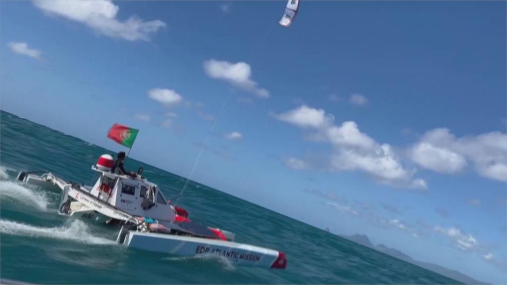 風箏動力船25天橫渡大西洋　盼獲世界紀錄認證