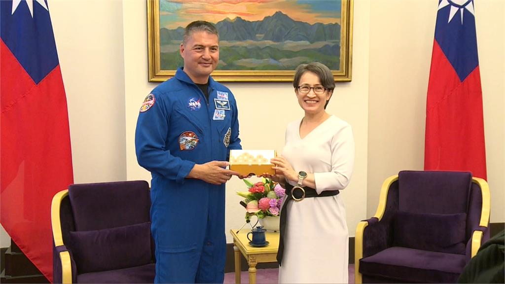 副總統蕭美琴接見　首位台灣出生太空人獲肯定