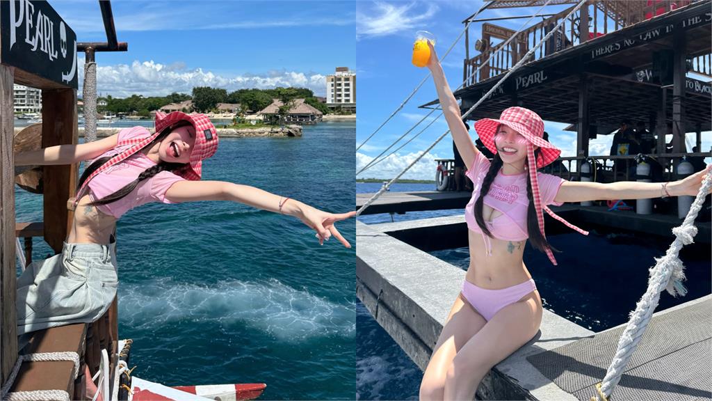 林襄粉色比基尼炸出「超兇白麻糬」辣翻!大尺度解放露出「絕頂S曲線」網暴動…