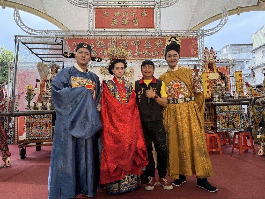 草爺攜柯大堡宣布辦神行盃 首度南下高雄岡山城隍殿
