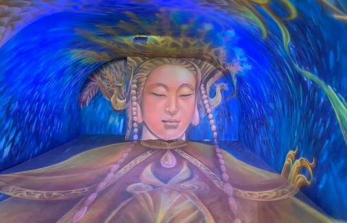 隱藏版景點! 媽祖隧道3D立體彩繪海底魚躍牆面