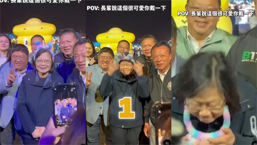 燈會超萌獨角獸「本尊竟是蔡英文」下秒大噴裝！本人驚回「拍攝者不救」