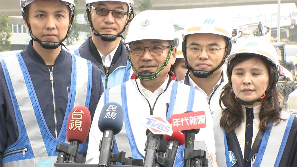 淡江大橋5月即將通車　侯友宜視察道路拓寬與改善工程