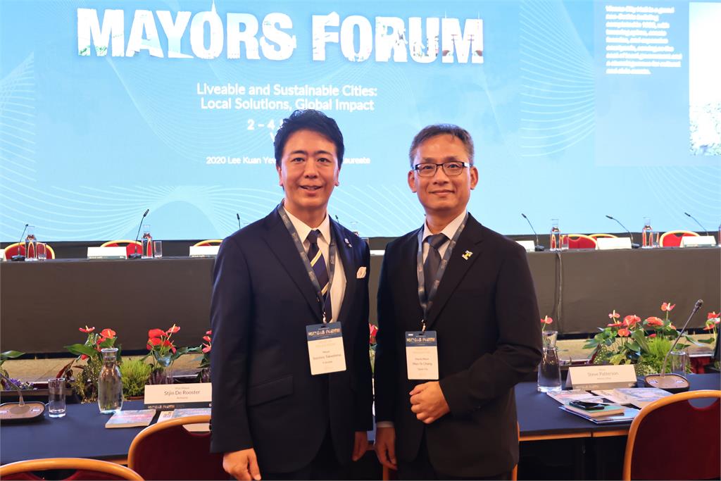 快新聞/張溫德率團出席世界城市高峰會 行銷城市智慧治理成果