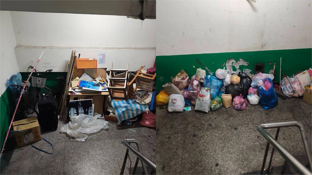 國宅「樓梯轉角堆滿垃圾」畫面曝！網友嚇爛原PO直言：最噁心最髒的
