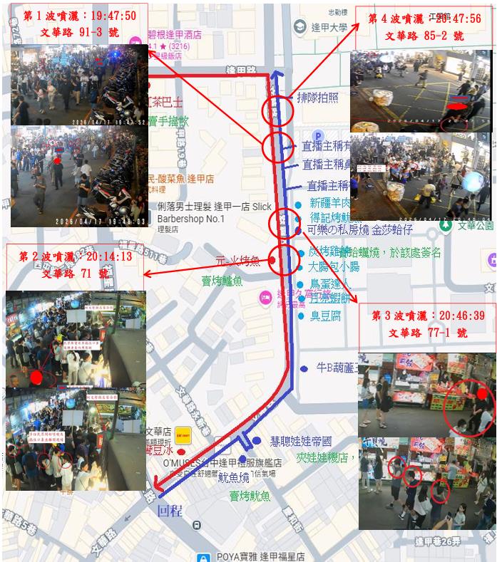 柯文哲遭辣椒水攻擊竟是「分局長出包」！他低頭「1小時噴4次」噴射畫面曝光了