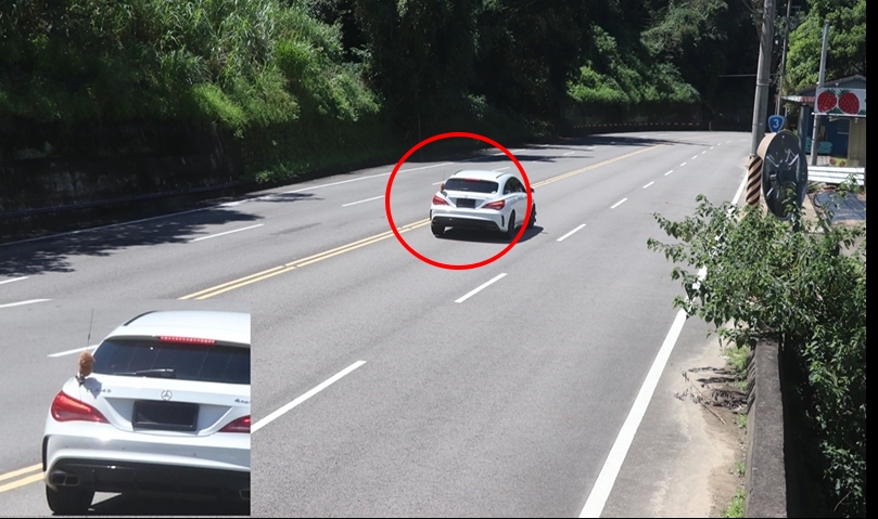 裝遮牌器、拆車牌沒用! 轎車「一物」露餡照被開單