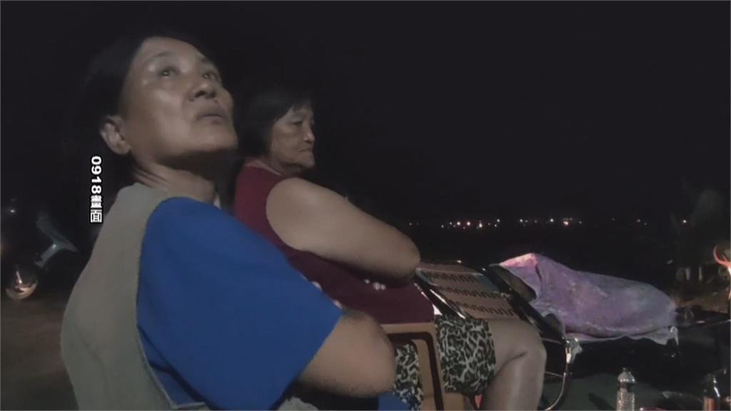 台東6.8地震餘震不斷 花東民眾不敢睡家裡