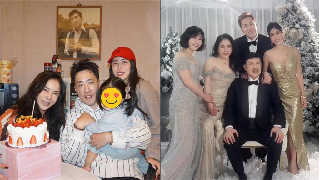 余祥銓辣妻甜曬「余天全家福」 75歲李亞萍、余筱萍近照曝光美翻網!