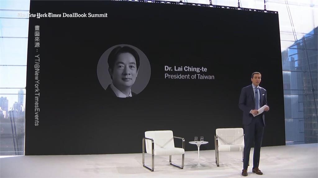接受紐時視訊專訪 賴總統:關稅談判強化美台關係