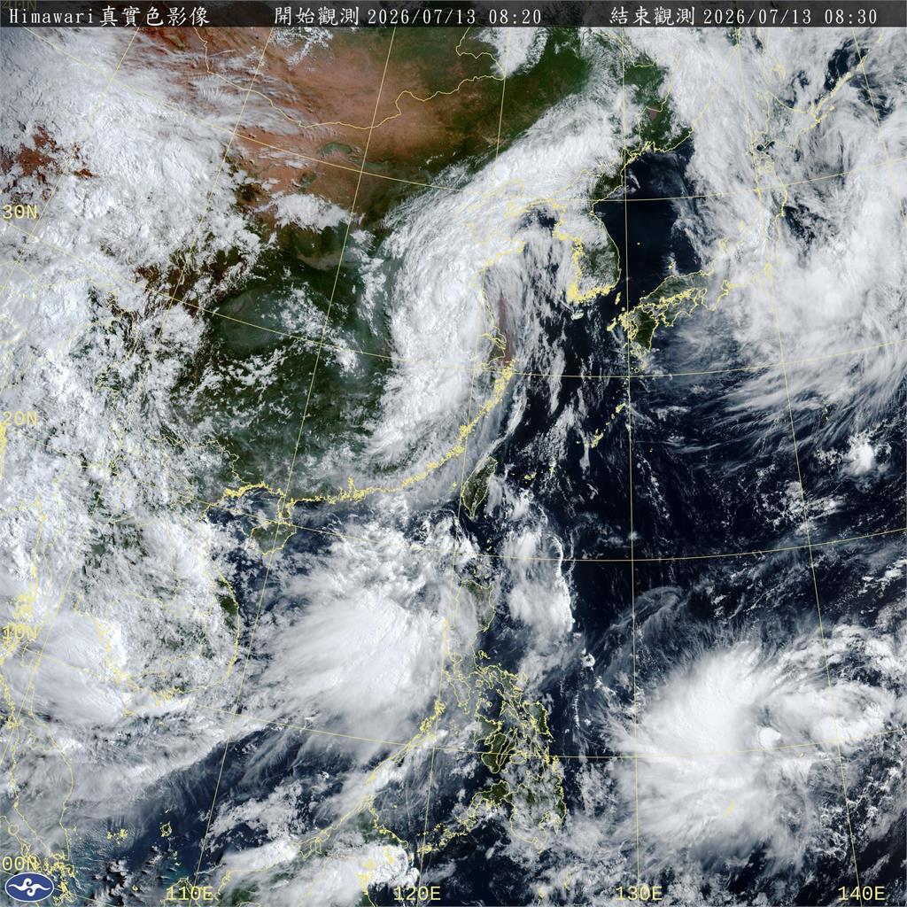 巴威遠離仍不可鬆懈！衛星雲圖驚見「1特殊現象」鄭明典示警：尾巴未跟上