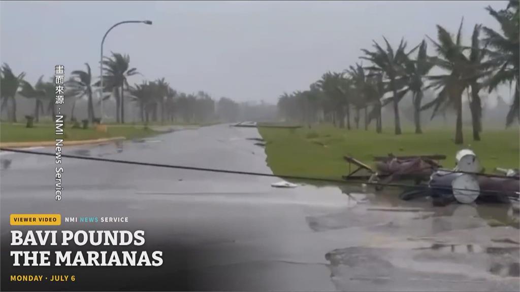 強颱巴威直撲！ 羅塔島災情慘重　關島氣象雷達陣亡
