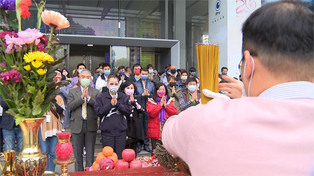 初五開工迎財神 民視開工典禮「發爐」好兆頭 總經理廖季方期許今年再創佳績