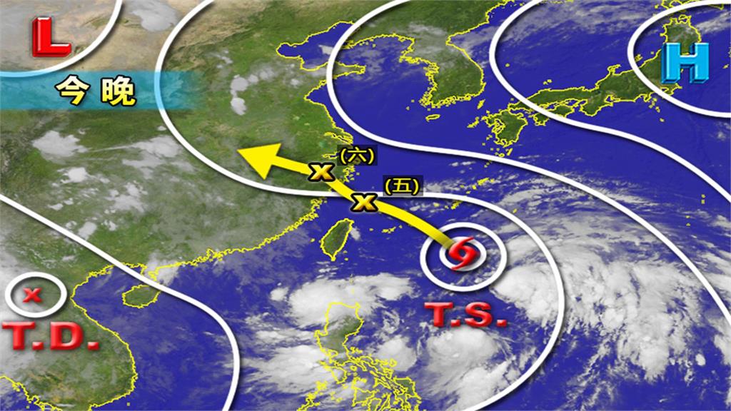 準颱「范斯高」這2天掃台！林嘉愷曝「4地區雨彈猛灌」示警：本週尾段還有颱風