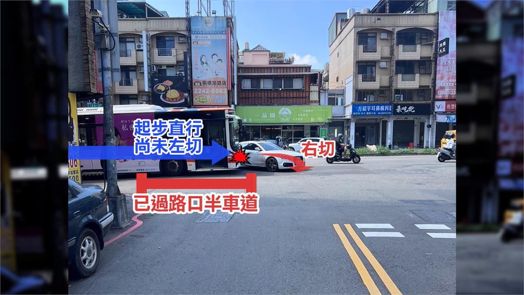 放3包乖乖仍無法擋煞？台中公車駕駛控轎車鬼切肇事