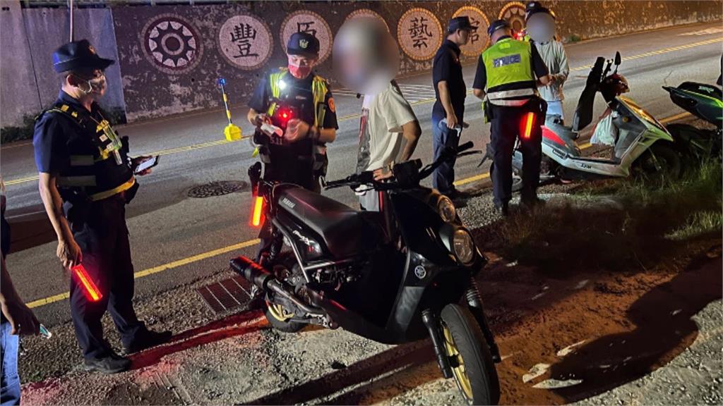 台中警取締噪音車輛　意外逮車牌違法「戴口罩」