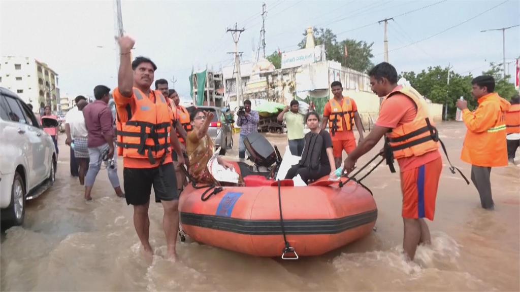 印度東南部豪雨成災　至少32人死亡