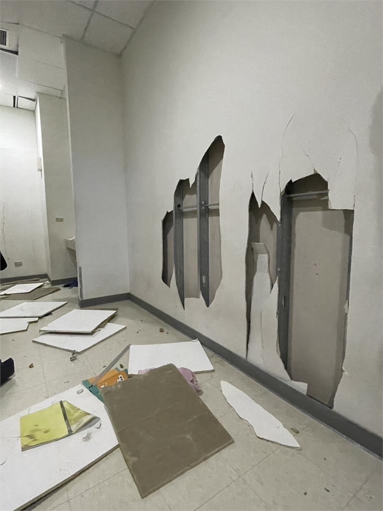 快新聞／颱風襲擊後又遇卑南6.1強震　台東體中多棟建築設備受損狀況曝光了