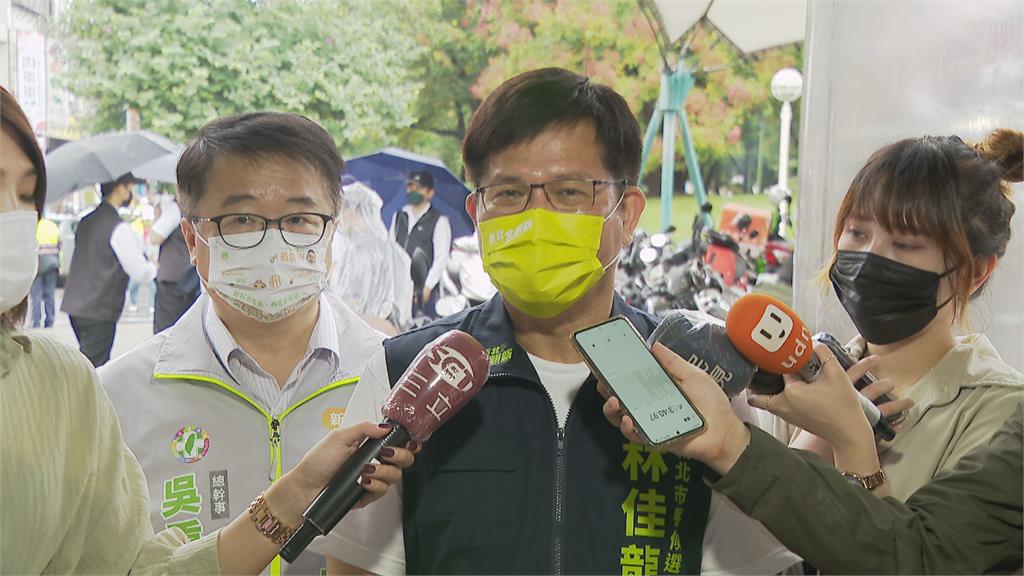 翁震州競總成立 蘇貞昌率子弟兵力挺、林佳龍親授戰旗
