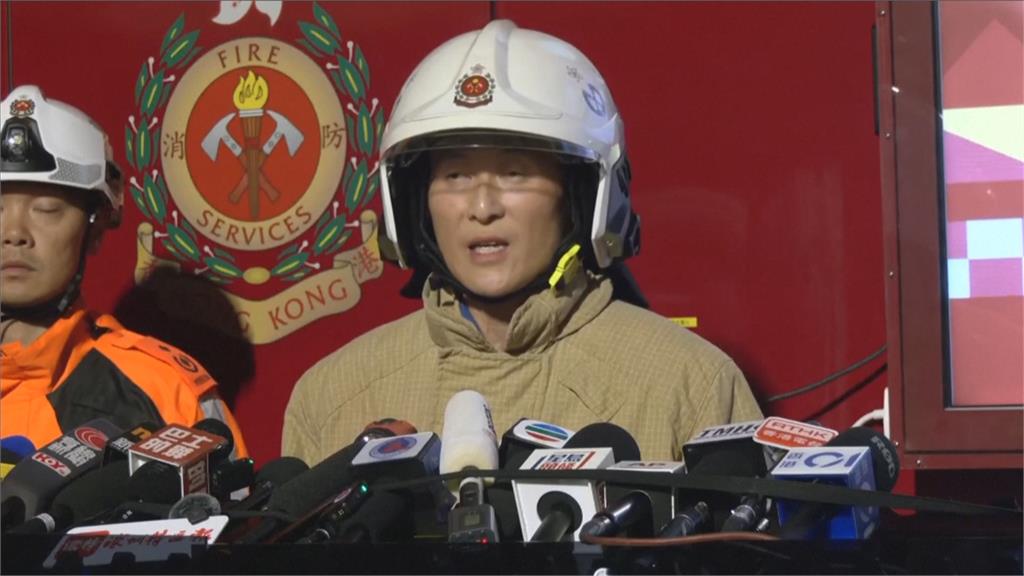 宏福苑滅火行動進入尾聲 消防員滅火第一視角曝光!