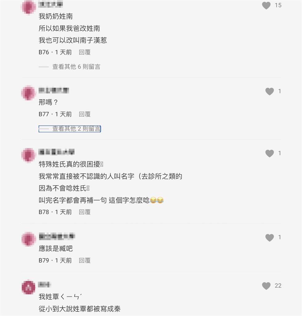 全台不到2千人姓「商」!她怨常被「強迫改姓」 網加碼曝這些特殊姓氏