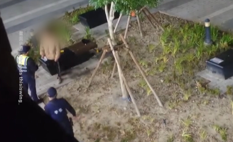 台中男製造噪音被規勸情緒失控 狂吼鬼叫拿刀械揮舞嚇壞社宅住戶