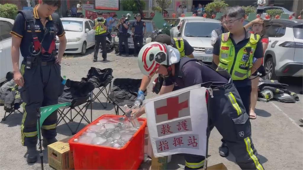 火勢迅速延燒!透天厝神明廳電線走火 釀嚴重火警所幸無人傷亡
