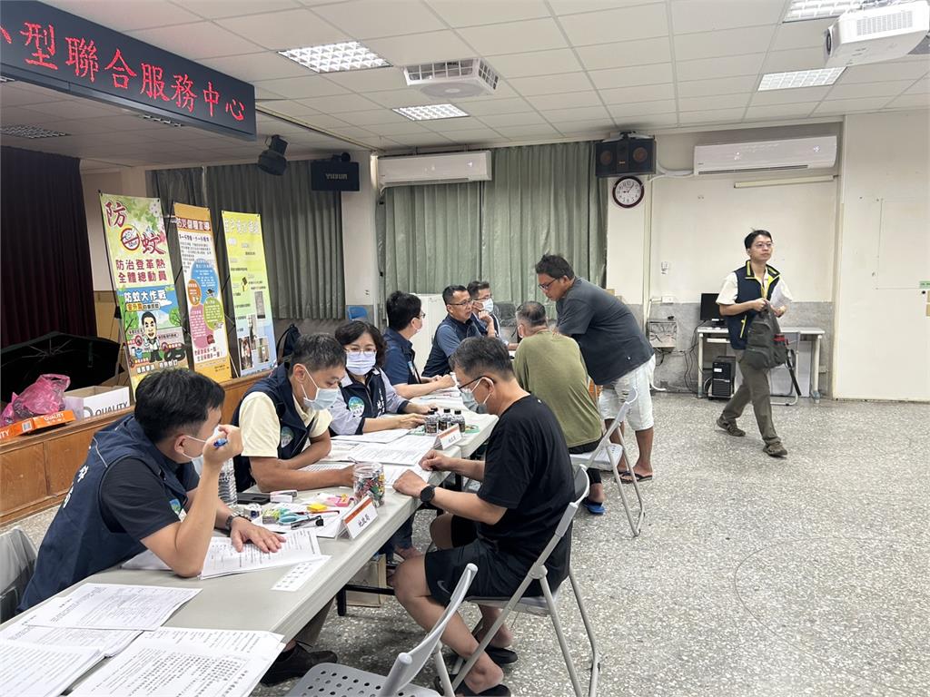 南市府「丹娜絲颱風災害救助單一窗口」 週末首日湧入4千多件申請案