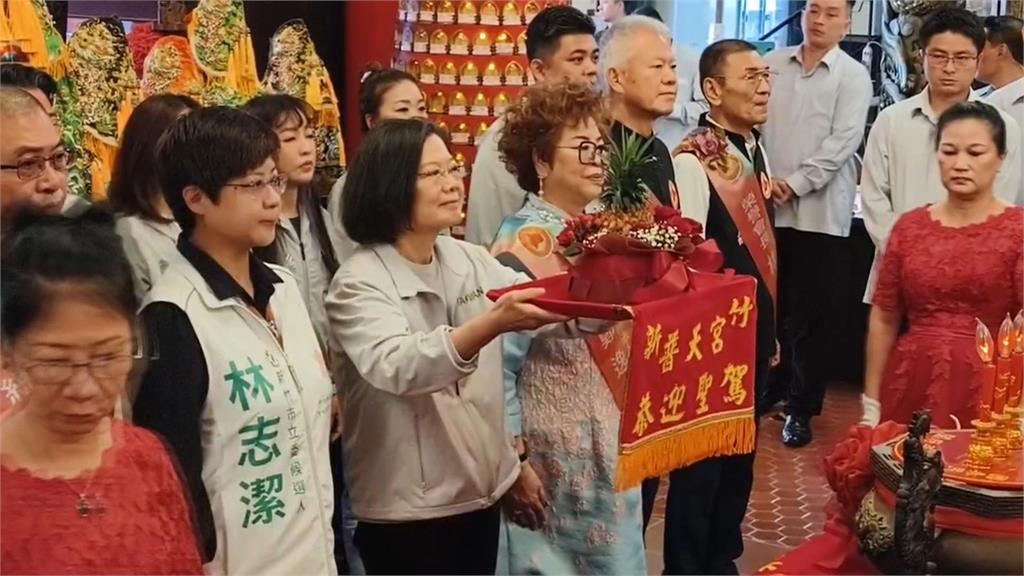 出席寺廟金蘭會 蔡總統籲合力防制「假訊息」