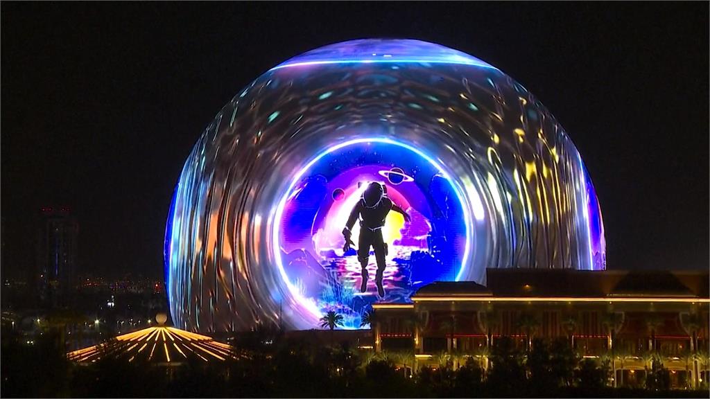 全球最大球體建築！　賭城「MSG　Sphere」啟用　打造全新多感官娛樂體驗