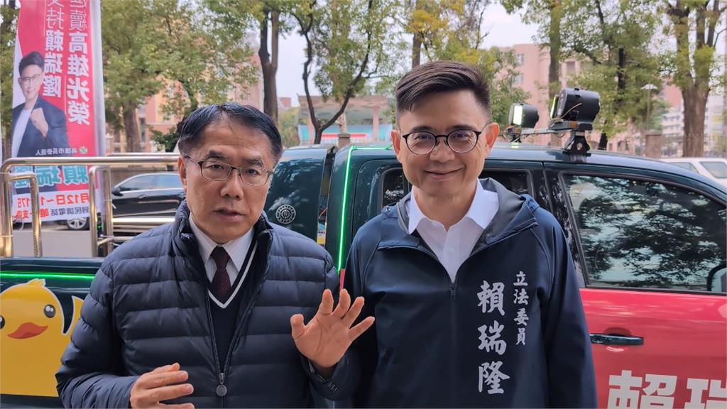高市長初選民調衝刺！　賴瑞隆鳳山車掃　邱議瑩辦選前之夜